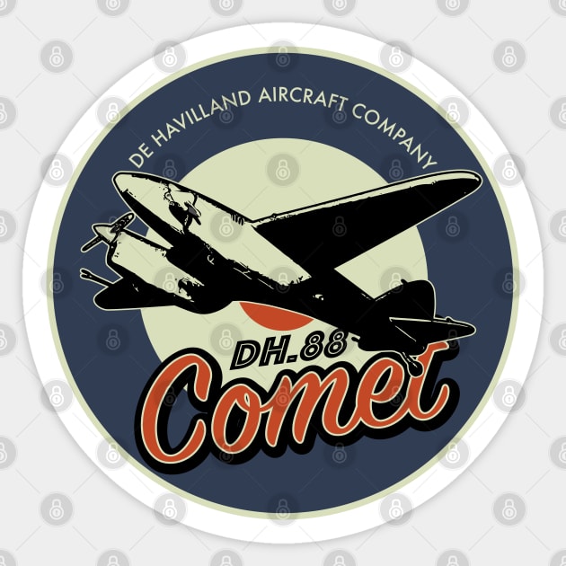 de Havilland DH.88 Comet Sticker by TCP